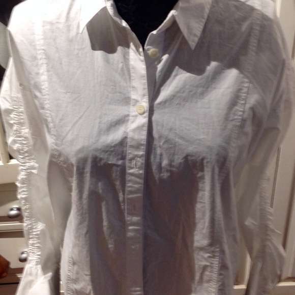 Free People white front button blouse - Picture 1 of 7